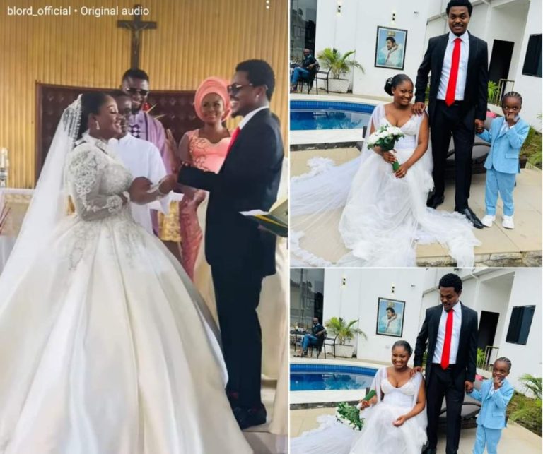 Blord officially wedded his wife