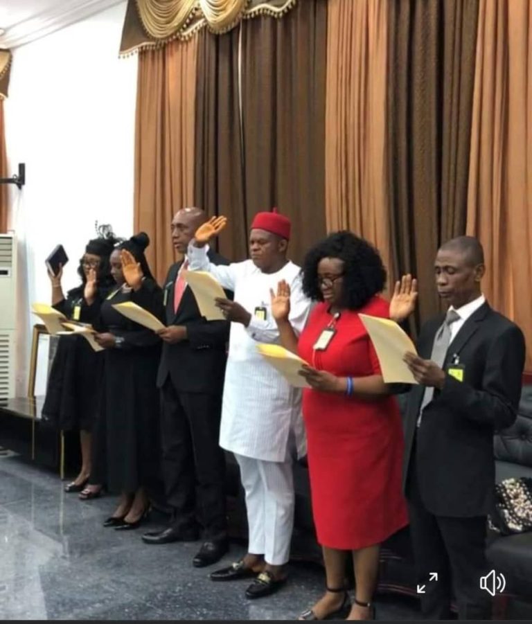 Governor Chukwuma Soludo, CFR, on Tuesday, August 6, 2024, inaugurated the Members of Anambra State Independent Electoral Commission (ANSIEC).