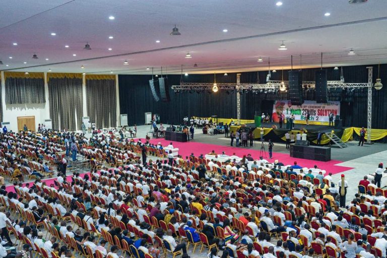 Soludo alongside His Deputy flags off the second phase of the Youth Empowerment programme ” One Youth Two Skills” in Awka.