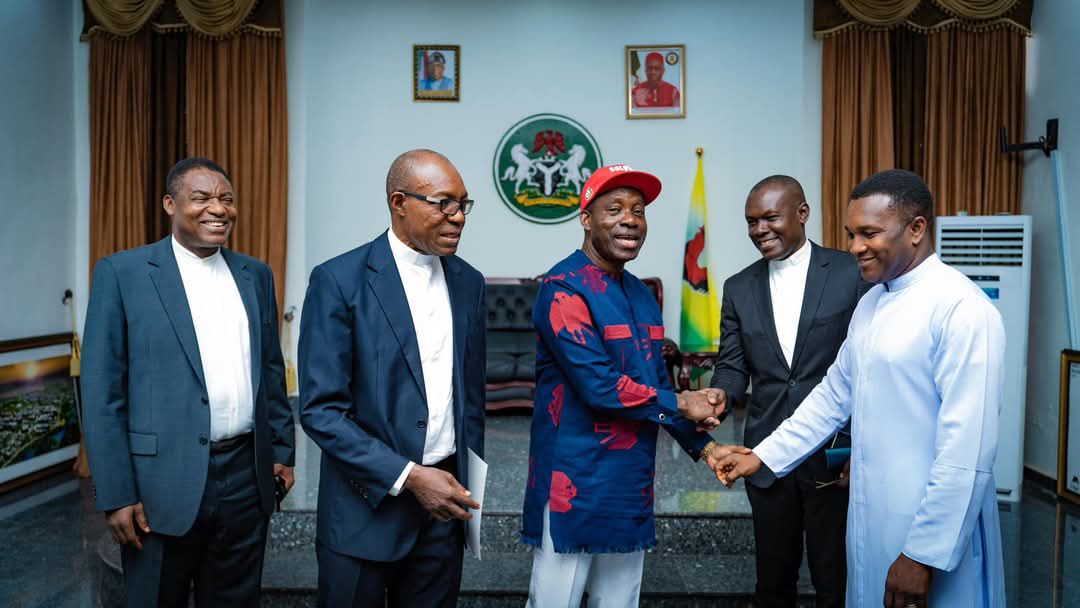 Soludo Receives Shanahan University Management, Charges Them on Excellence