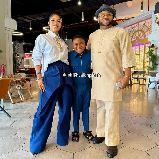 Tonto Dikeh Reunites Her Son With Churchill After 10-Year Separation