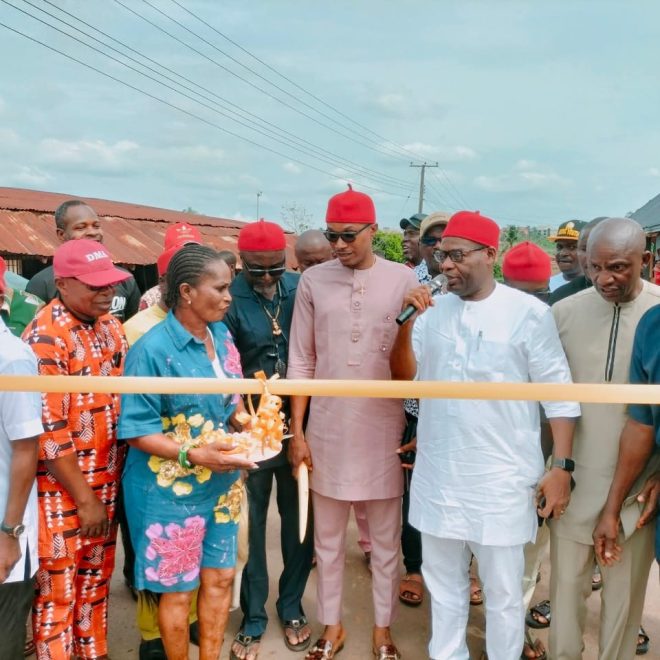 SENATOR TONY NWOYE COMMISSIONS NUMEROUS PROJECTS IN ANAMBRA NORTH